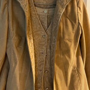 St. John Sport Three Piece Corduroy Pant Suit